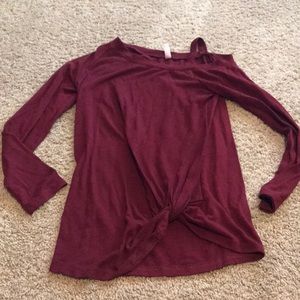 Long sleeved top